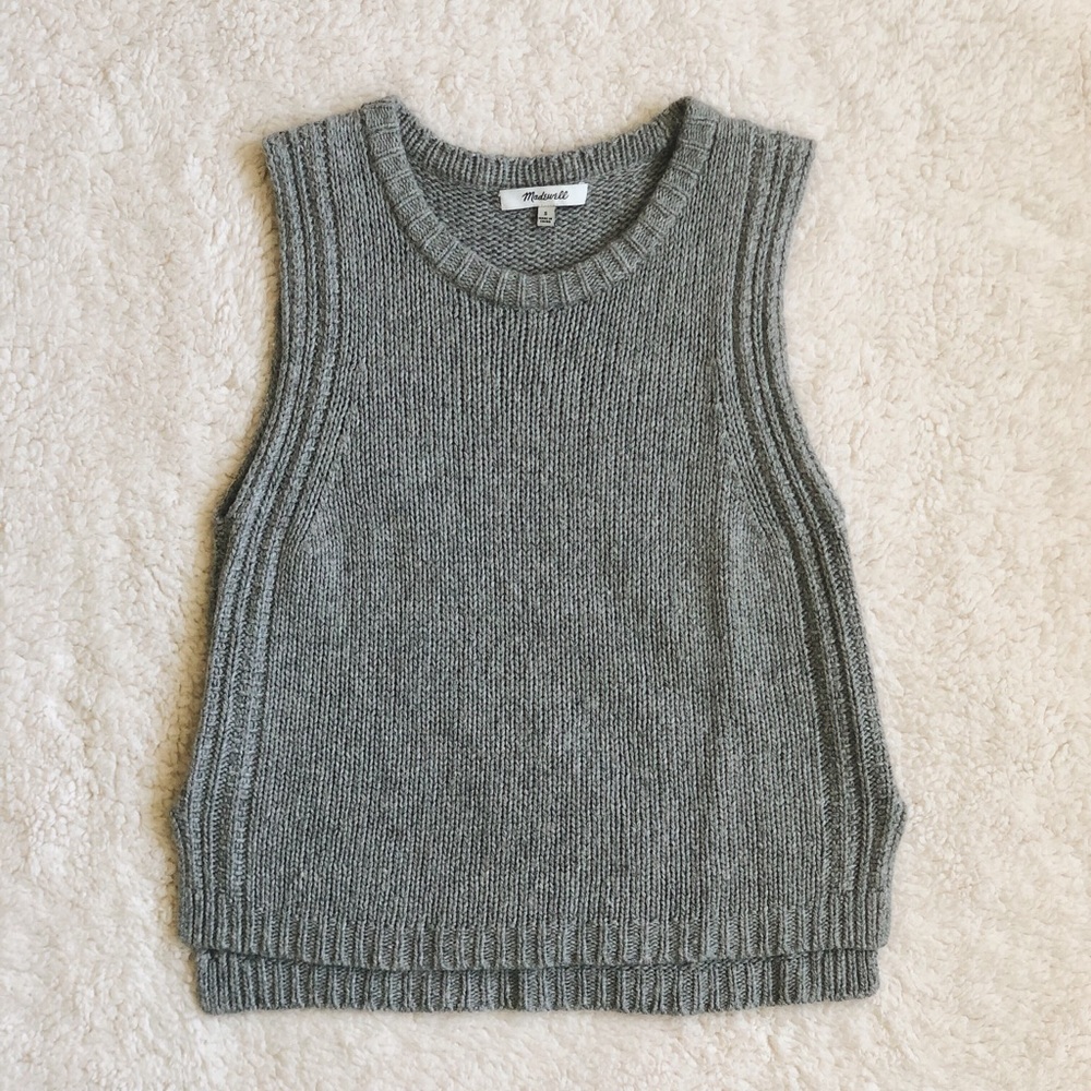Madewell | Edgestich Sweater Vest GREY